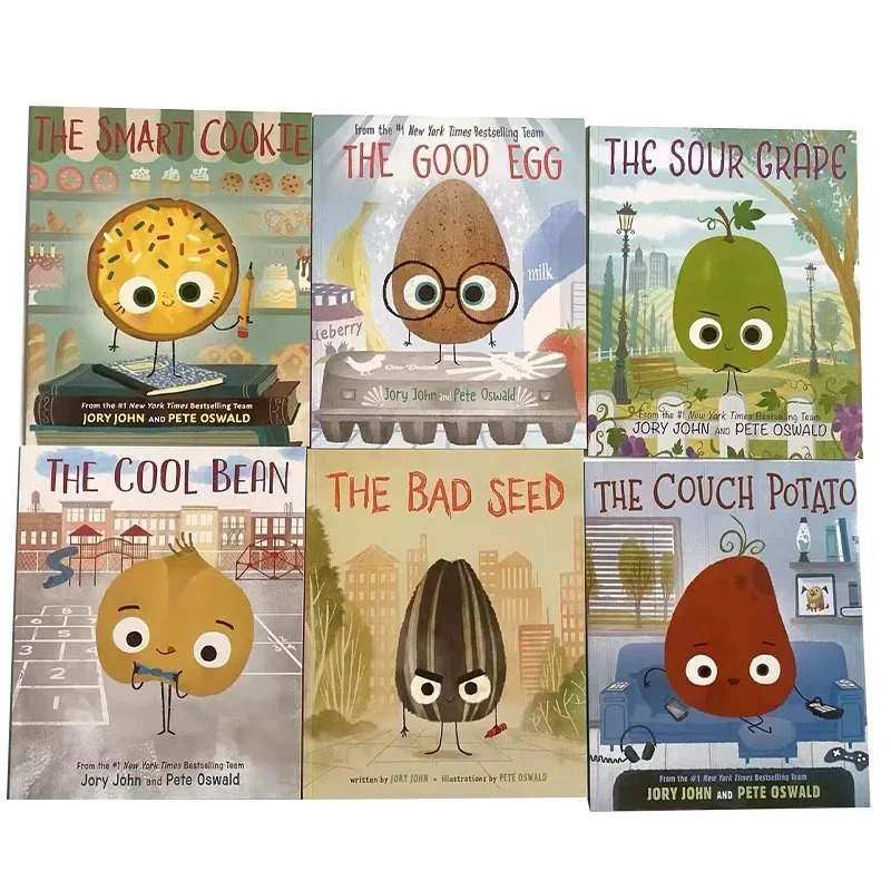 6 Sách Tiếng Anh Nguyên Bản TheBadSeed Bad Seed GoodEgg Good Egg CoolBean Sách Hình Vui Nhộn Cho Trẻ Em Libro Livre