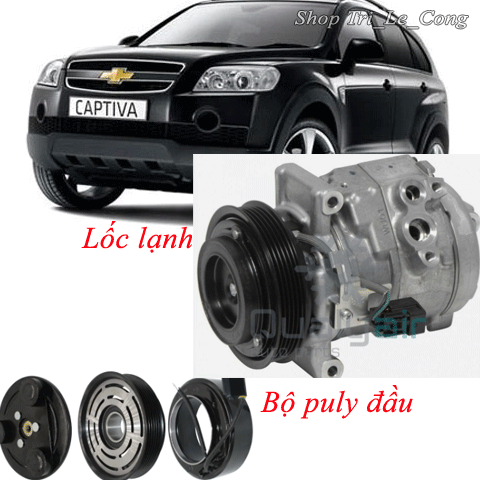 Lốc lạnh Captiva Chevrolet 2.4 3.5 đời 2008-2012 xe hơi ô tô cục máy nén khí điều hòa bộ puly đầu mặt hít 2009 2010 Giá 4,291,834 Đồng*Miễn phí vận chuyển