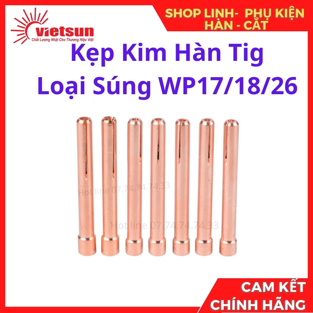 Bộ 10 cái kẹp kim hàn tig loại súng hàn tig wp17/18/26