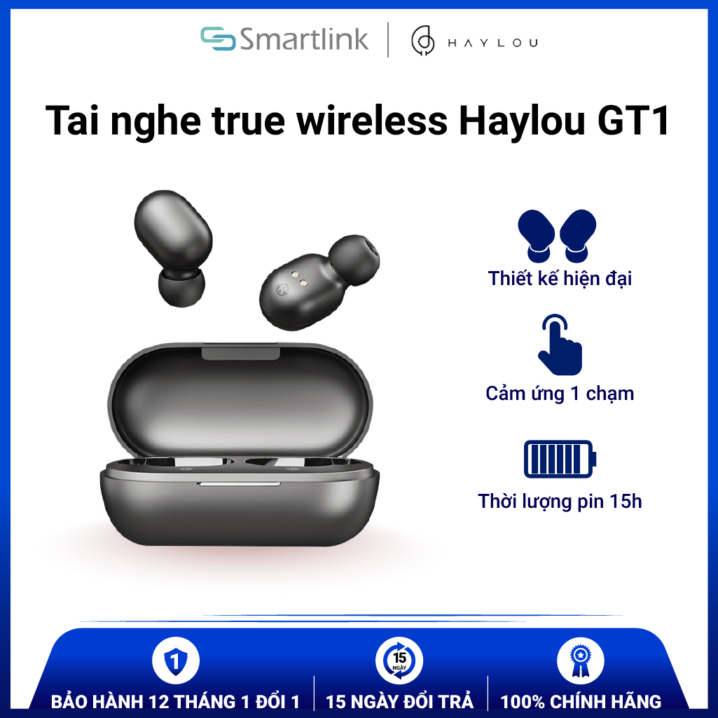 Tai Nghe Bluetooth True Wireless Haylou GT1 - Hàng chính hãng - Bảo hành 12 tháng