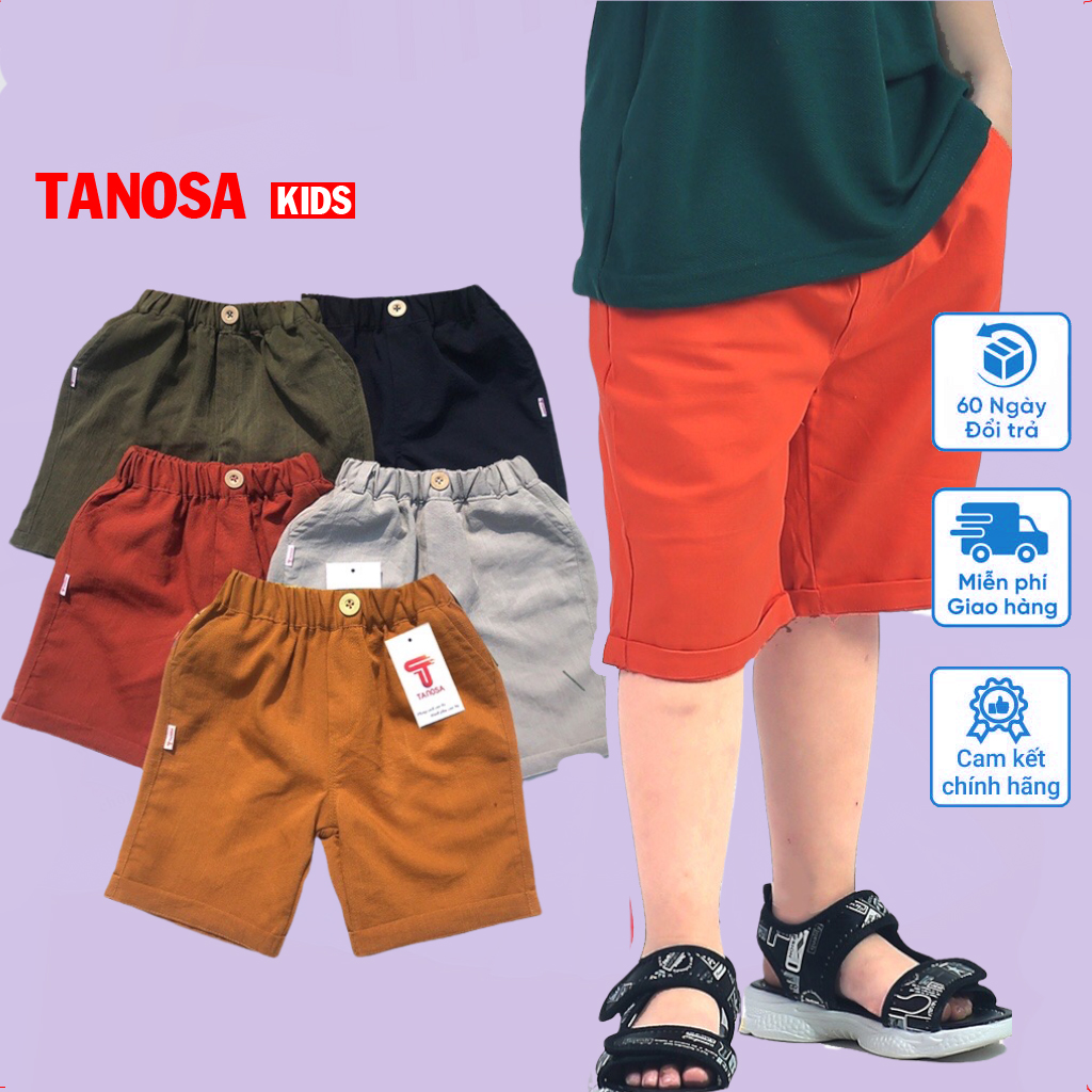 Quần short đũi cho bé trai từ 1 - 5 tuổi cao cấp siêu đẹp cho bé TANOSA