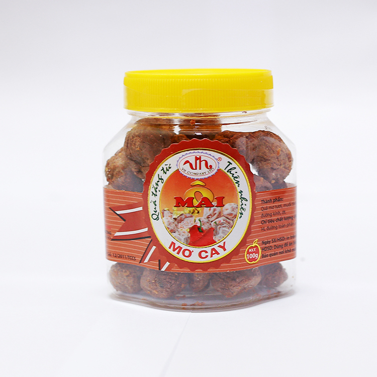 Ô mai mơ cay vạn hương 100g - hương vị hà thành