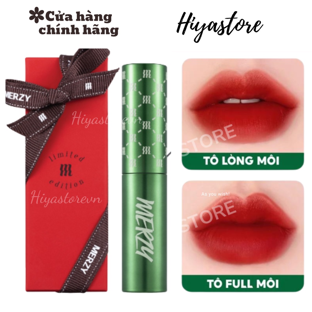 Son Kem Lì Merzy Vỏ Xanh V6 Chính Hãng