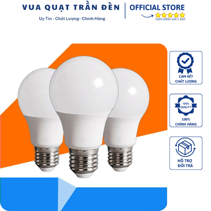 Combo 10 bóng đèn led 3w giá tốt, đèn led trang trí ngoài trời chống nước