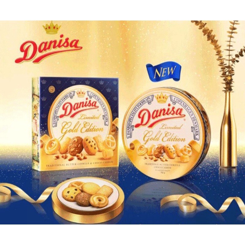 Bánh quy bơ Danisa Limited Gold Edition 6 Vị Đặc Biệt 792g