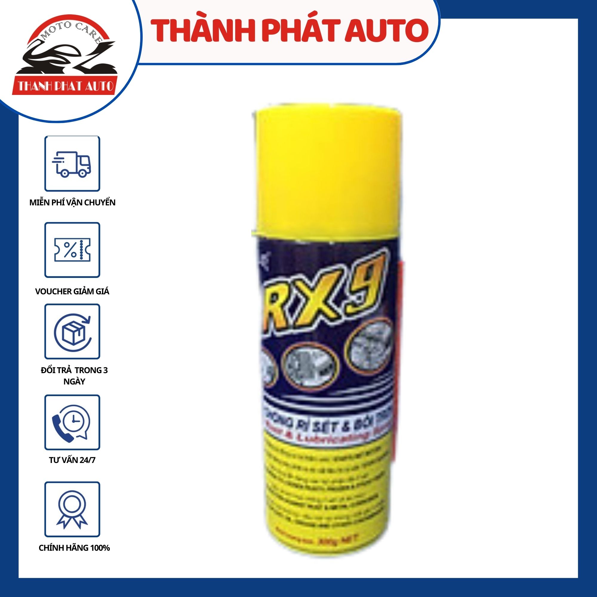 [HCM]Dầu chống rỉ sét và bôi trơn thiết bị động cơ RX9 300g