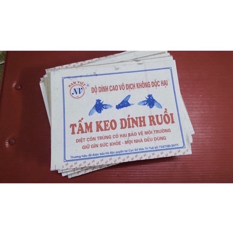 Set 50 miếng-100 miếng keo dính ruồi Nam Việt nhiều keo siêu dính