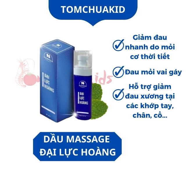 Dầu xoa bóp đại lực hoàng 150ml hỗ trợ xương khớp dầu xoa bóp đại lực hoàng 150ml - tự xoa tại nhà