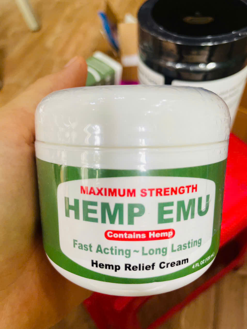 Kem dưỡng da phục hồi cơ thể,làm dịu da 120ml H.e.m.p E.m.u