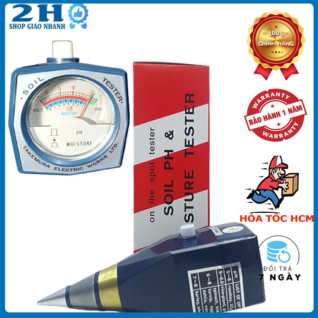 MÁY ĐO PH VÀ ĐỘ ẨM ĐẤT - TAKEMURA NHẬT BẢN DM15