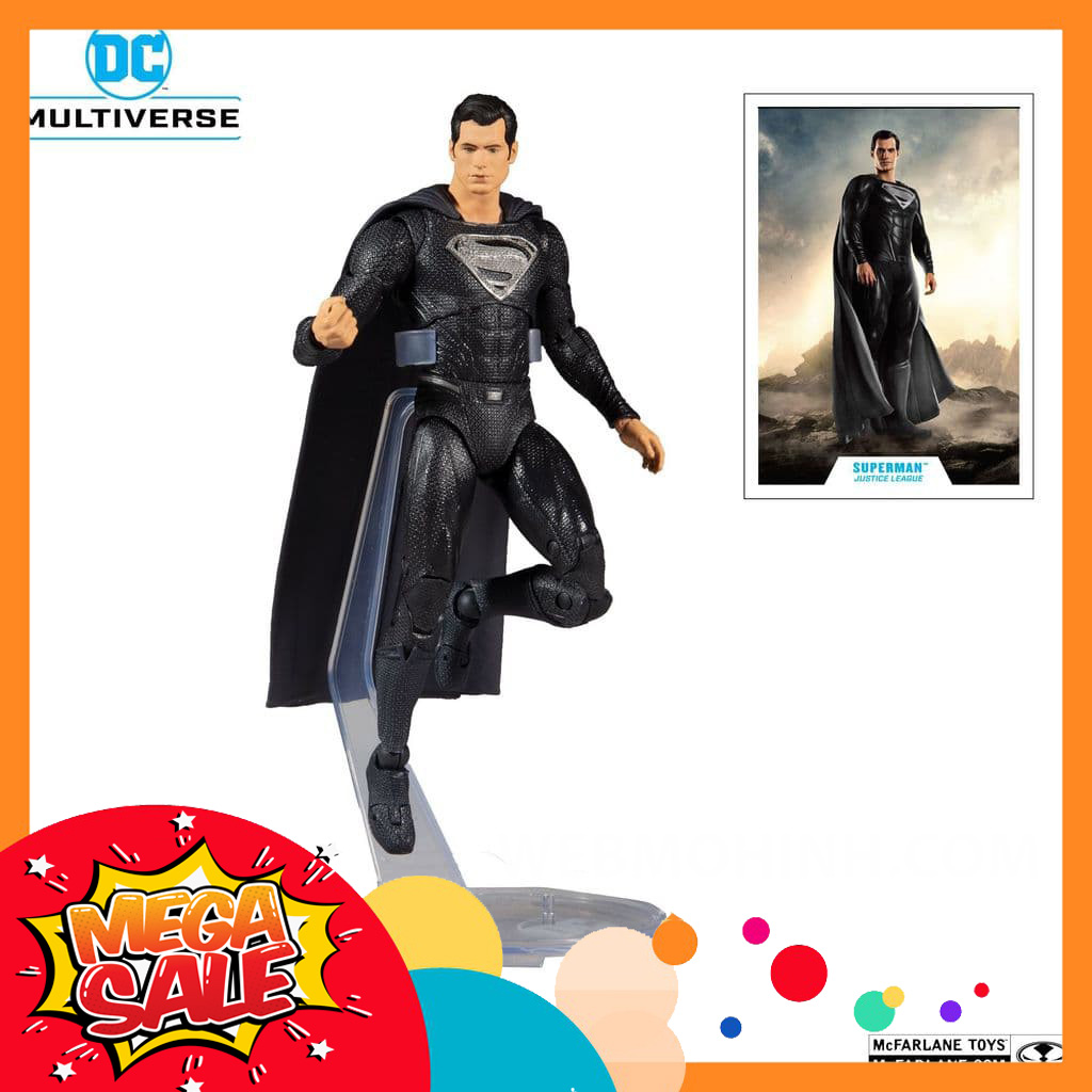 🌟giá hủy diệt🌟 mô hình superman siêu nhân mcfarlane justice league jack snyder dc multiverse full box