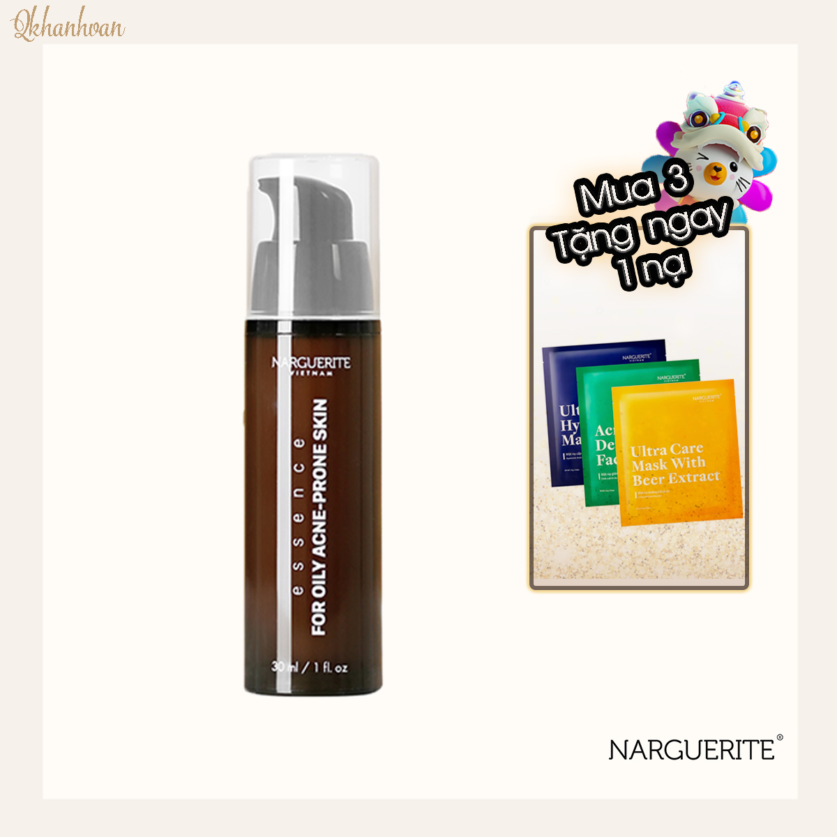 Nhũ Tương Narguerite da Dầu và da Mụn
