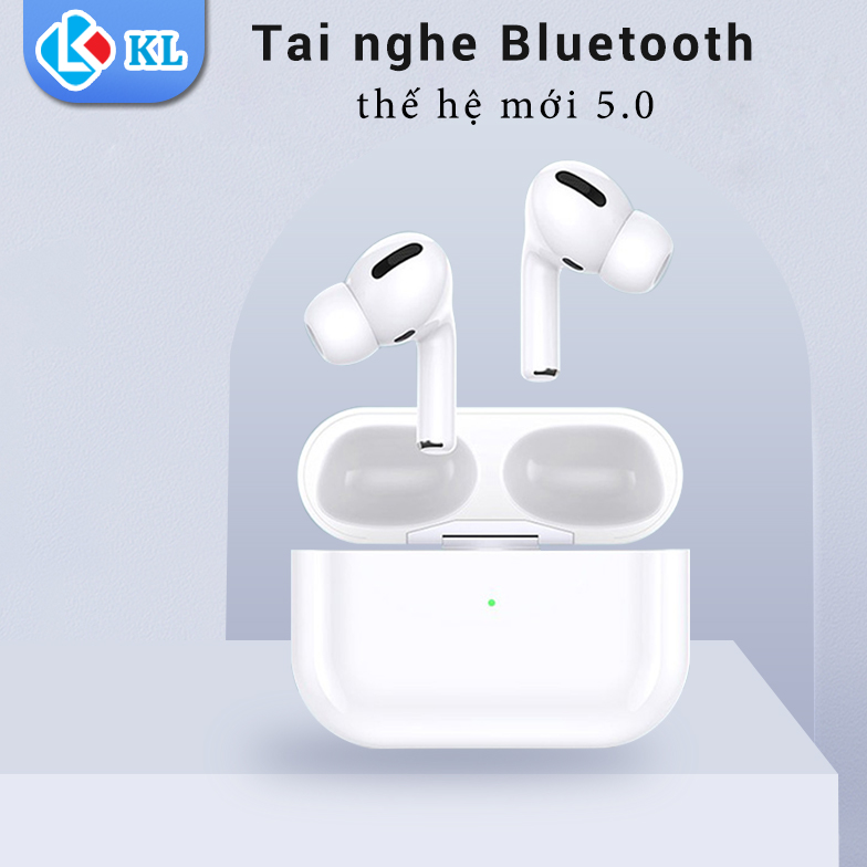 Tai nghe Bluetooth TWS PRO KL, tai nghe không dây chất lượng âm thanh HD, kết hợp tất cả các dòng, pin trâu, có ốp tai êm ái khi sử dụng
