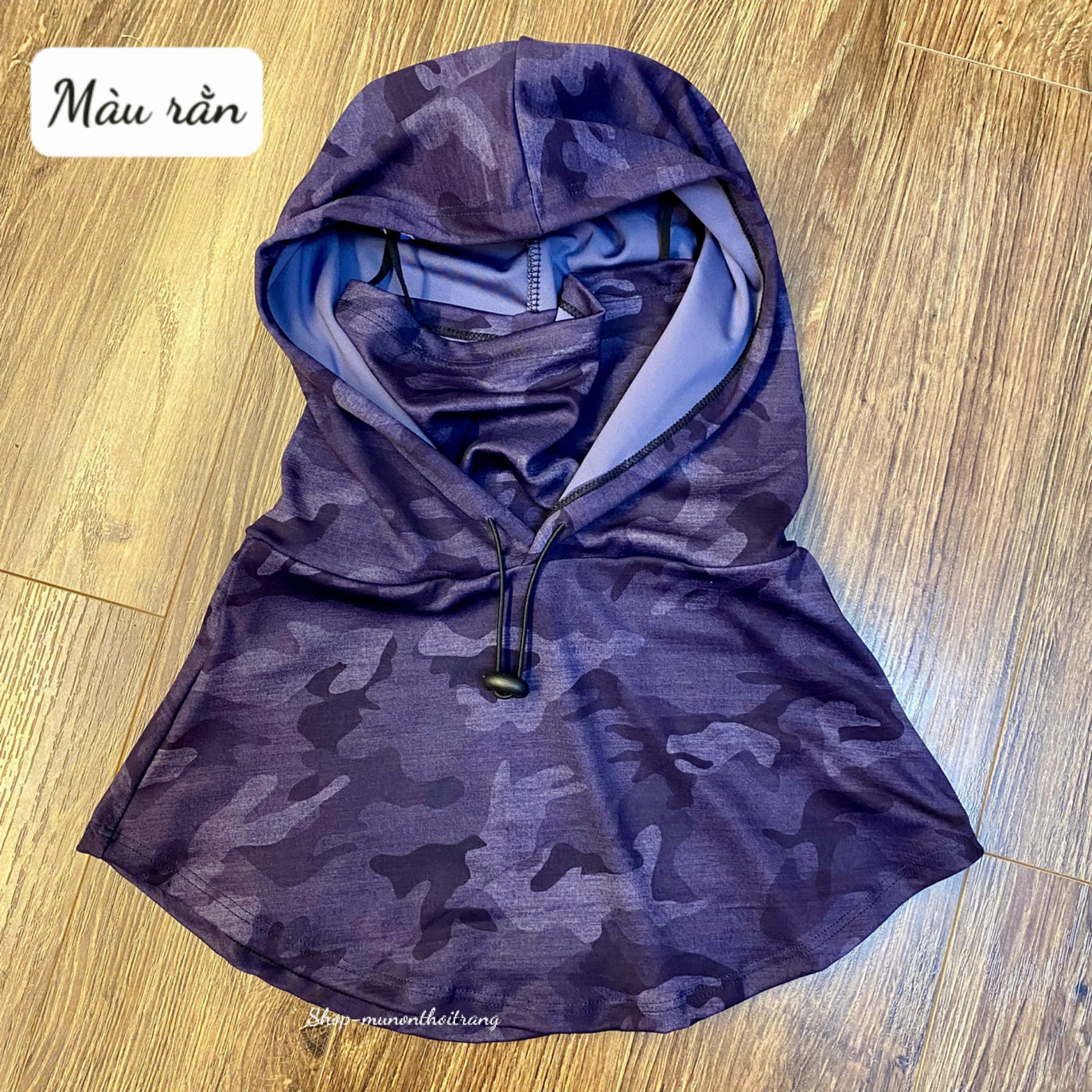 Multi-Purpose Hood with Mask for Men and Women - Anti-Uv Sun Hat with Ninja-Style Drawstring - 5
