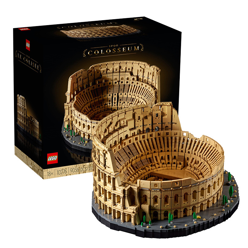 LEGO Lego Building Blocks 10276 World Landmark Series Buildings Colosseum Đồ chơi giáo dục lắp ráp