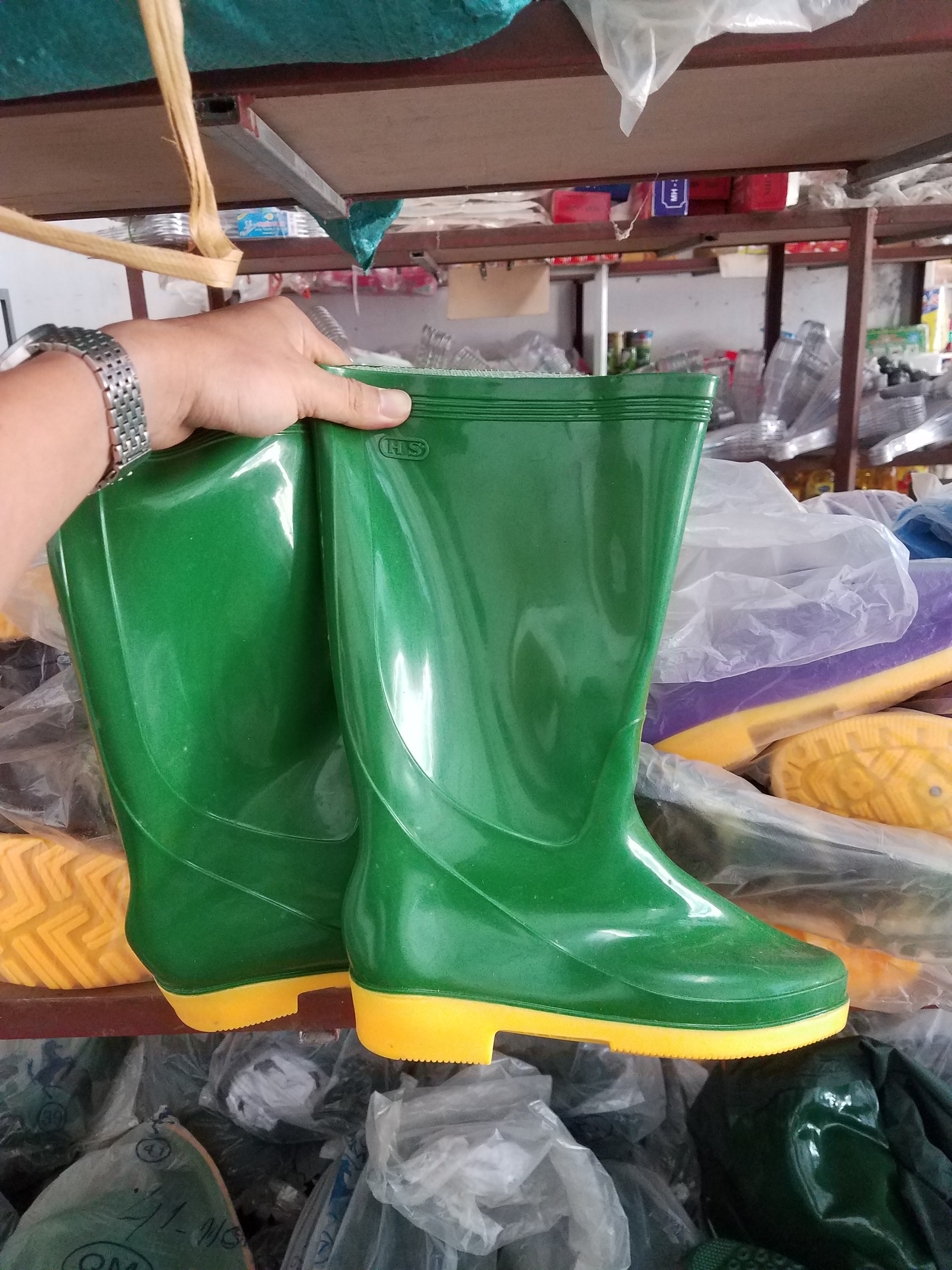 ủng lửng xanh Hoa San đủ size(38-43) dành cho nam