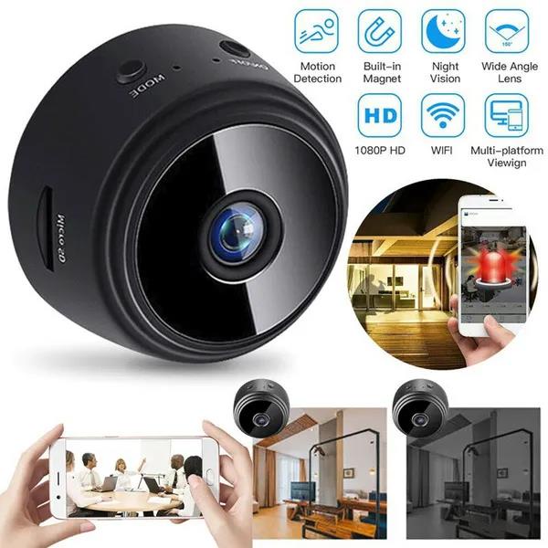 Camera không dây A9 tầm nhìn ban đêm 1080P wifi kết nối điện thoại di động hỗ trợ thẻ nhớ 256GB micro SD