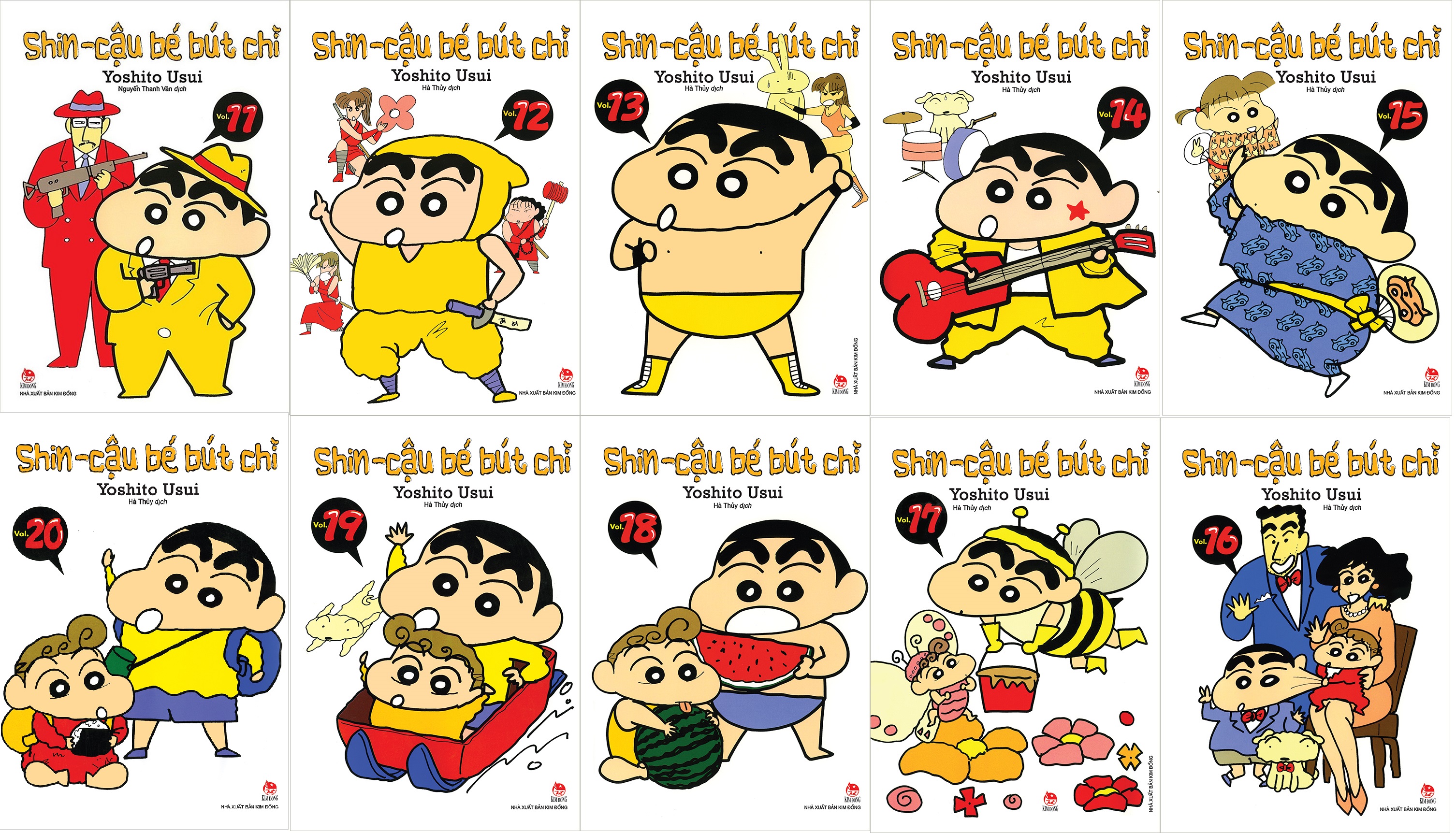 Sách - Combo 10 quyển Shin cậu bé bút chì - truyện ngắn - từ tập 11 đến tập 20