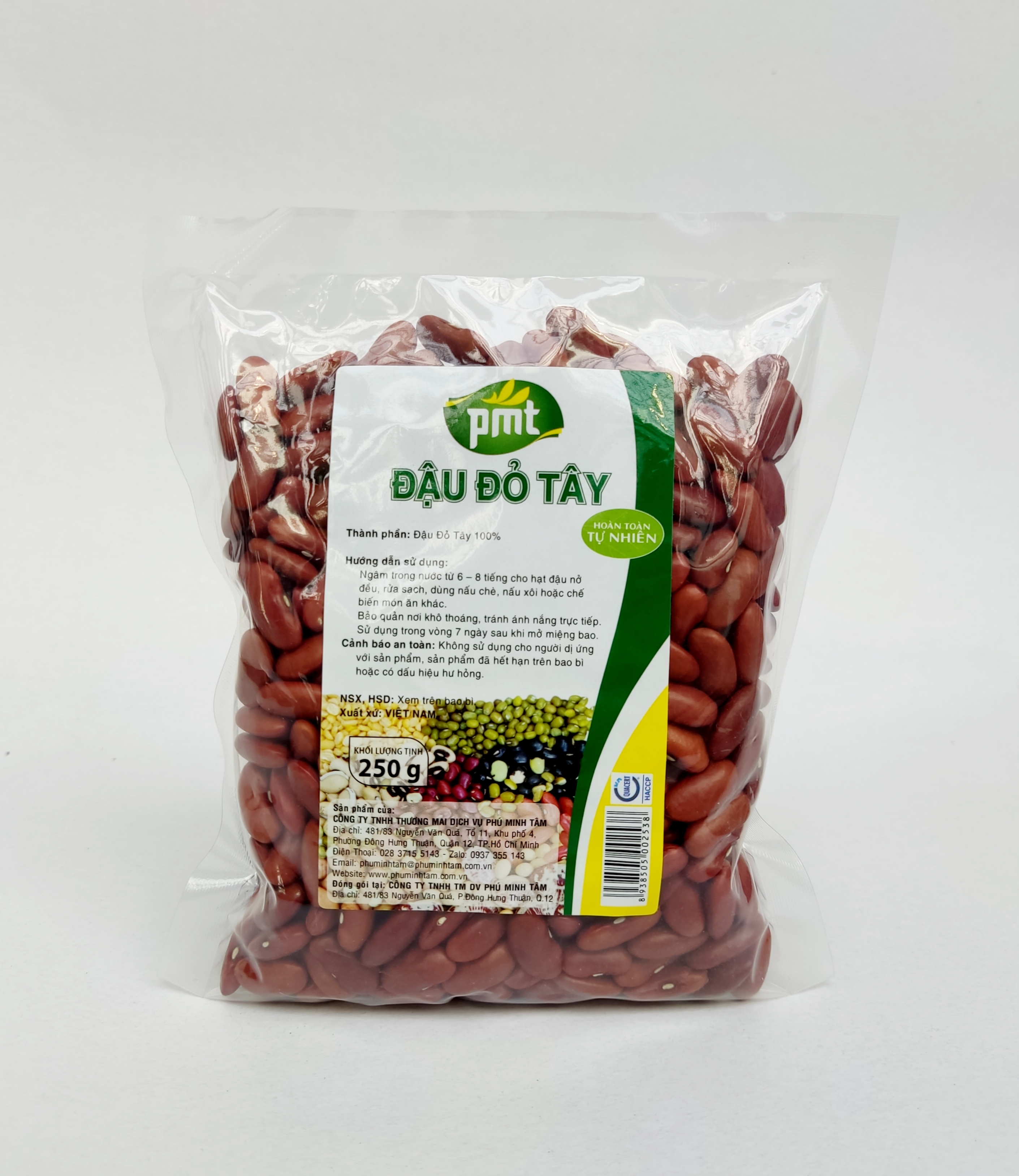 ĐẬU ĐỎ TÂY thương hiệu Phú Minh Tâm hàng gói 250g