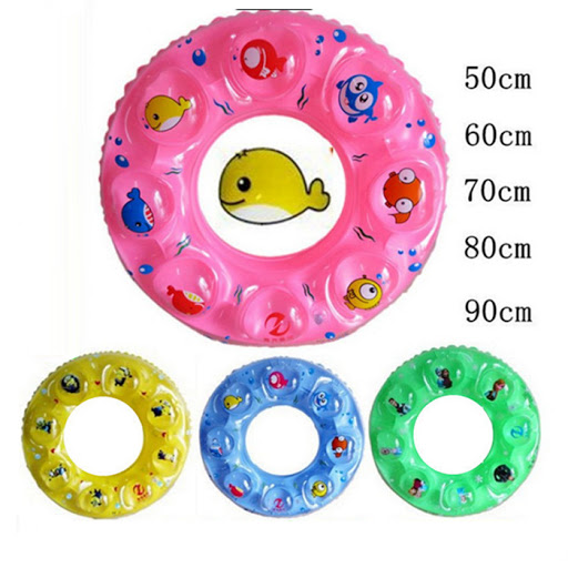 Phao bơi trẻ em phao bơi cho bé phao bơi 60cm nhiều màu sắc và hình ngộ nghĩnh