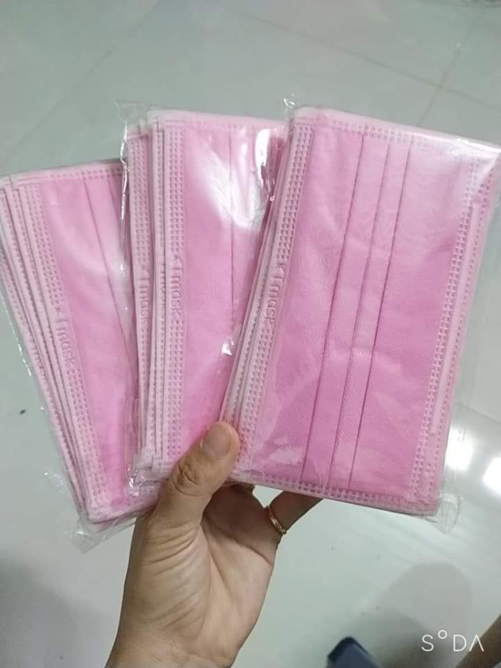 [HCM][HỘP 50 CÁI] KHẨU TRANG Y TẾ KHÁNH PHƯƠNG 4 LỚP MÀU HỒNG