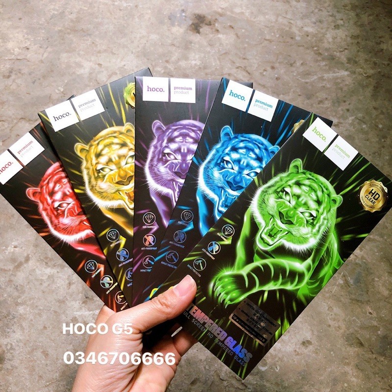 Kính cường lực Hoco G5 full màn ip15/ ip15pro/ ip1 5plus/ ip1 5pro max