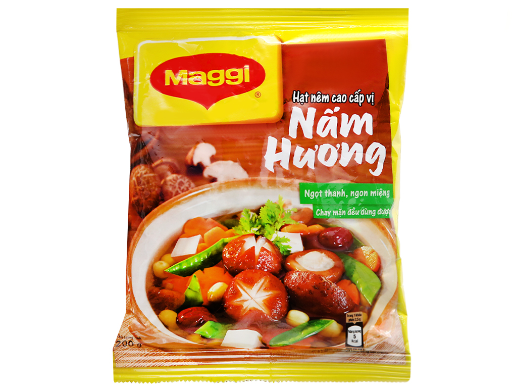 Hạt nêm Cao cấp vị nấm hương Maggi gói 200g