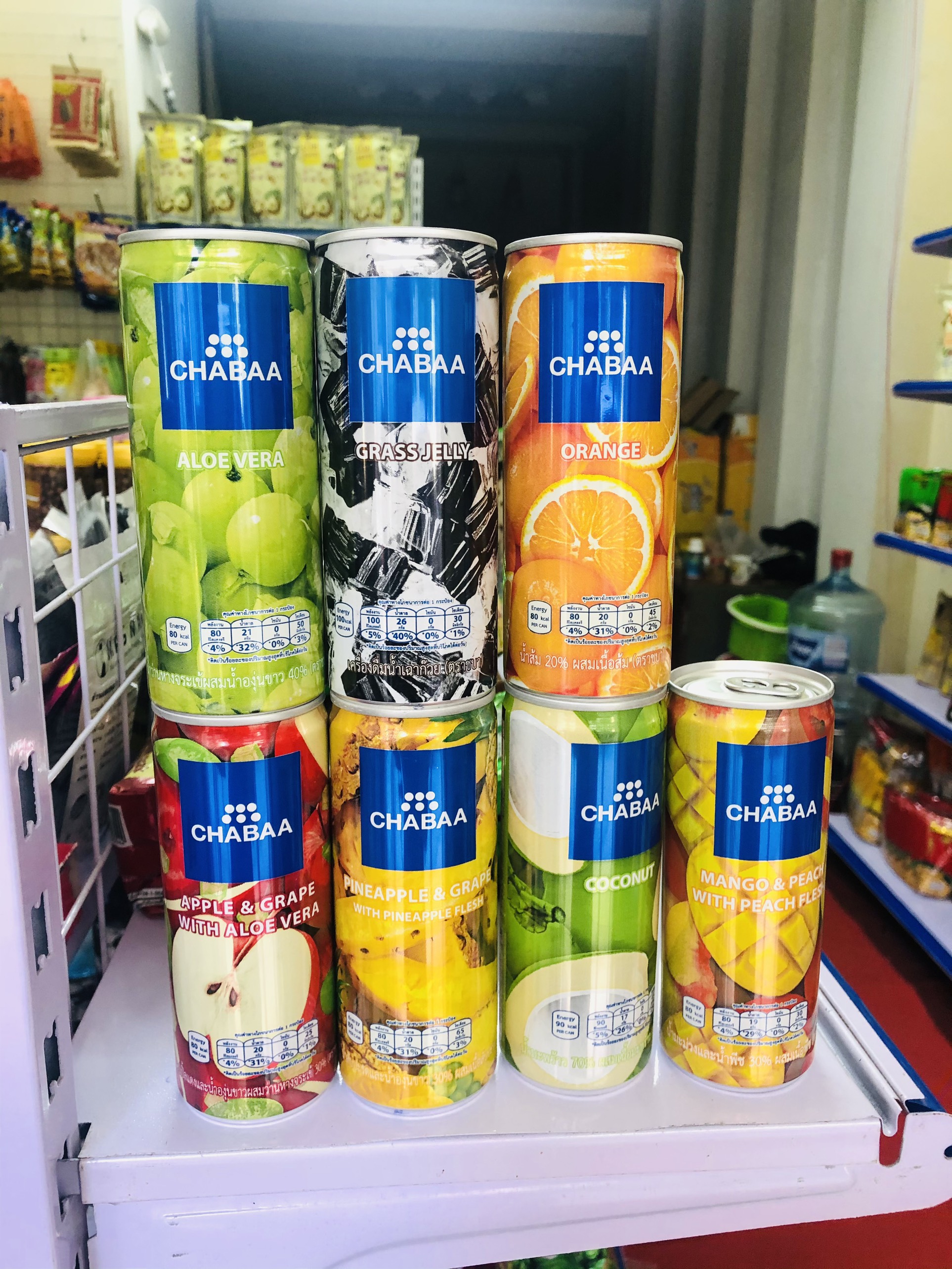 3Lon Nước Hoa Quả Chabaa Thái Lan Siêu Ngon - Hàng Có Sẵn, Date Mới