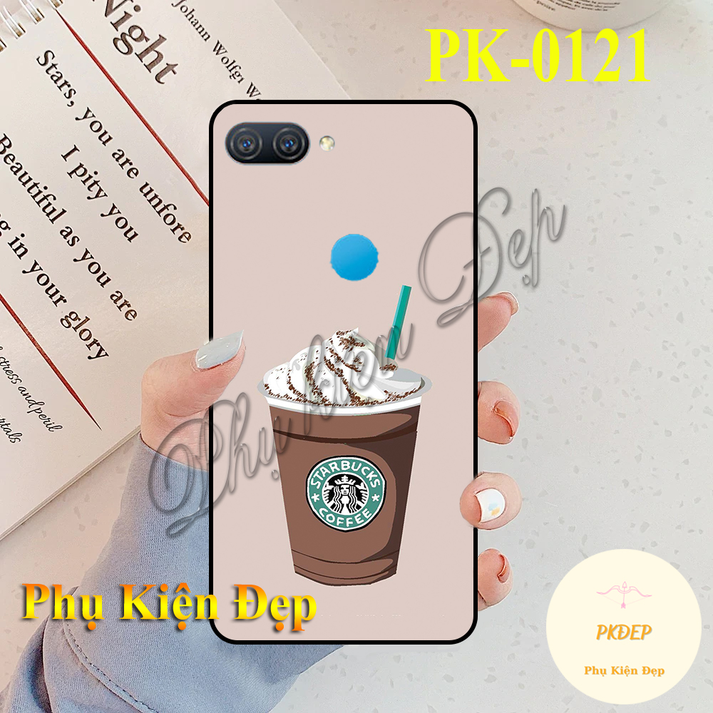 [HCM]Ốp lưng Oppo A12 - Ốp dẻo đen in hình  Trà Sữa