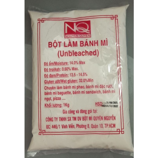 Bột chuyên dùng làm bánh mì NQ 1 kg