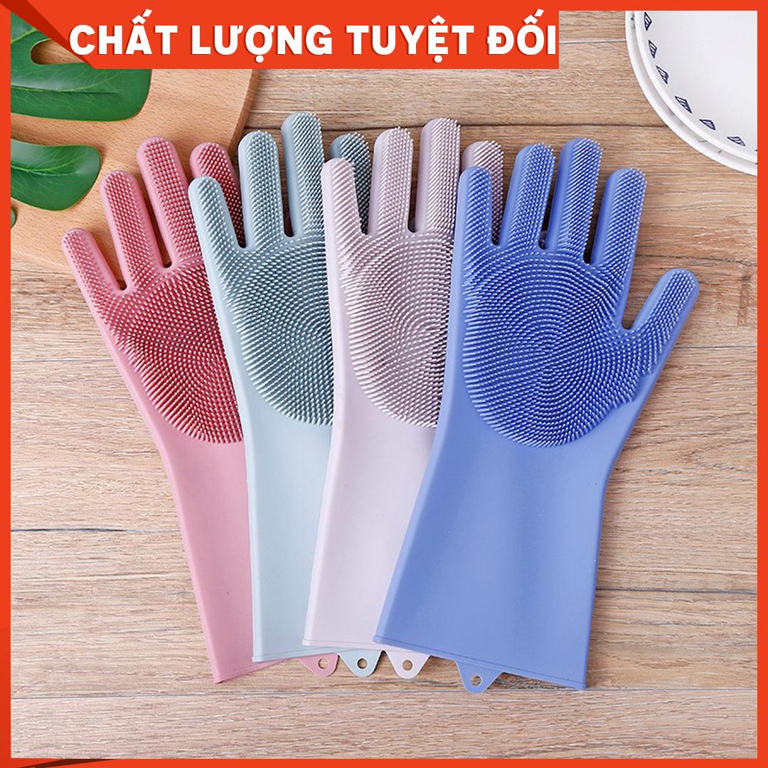 Găng tay rửa bát silicon kiểu mới (1 đôi), găng tay silicon đa năng loại đẹp, gang tay rua bat silicon kieu moi (1 doi), gang tay silicon da nang loai dep