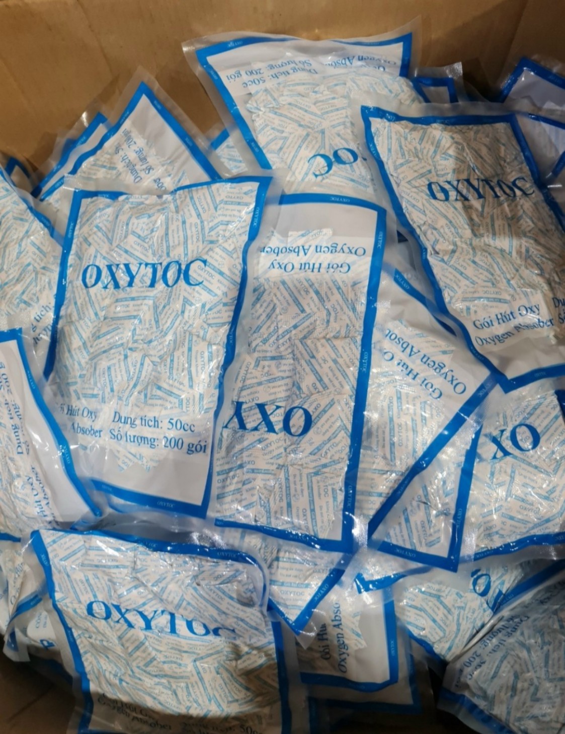 Túi hút ẩm thực phẩm OXY 30CC và 50CC (200 gói nhỏ)