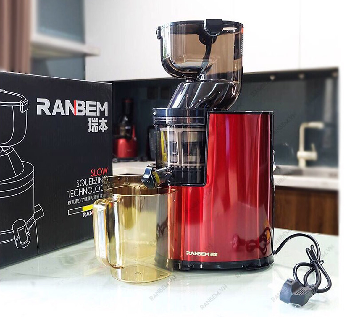 Máy Ép Chậm Ranbem RBM-615 (Giá áp dụng giao tại HN, HCM& các tỉnh liên hệ shop)