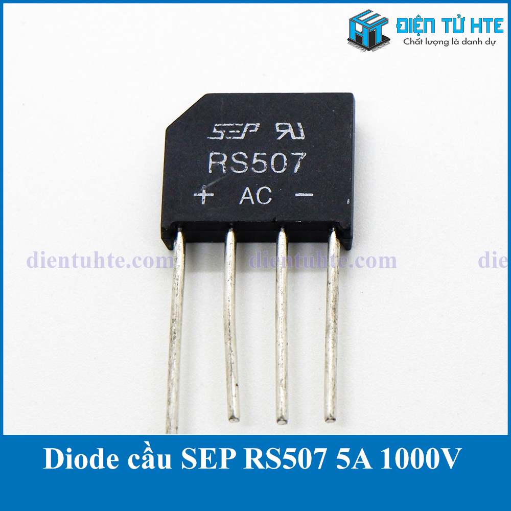 Diode cầu sep rs507 5a 1000v - bộ 2 con