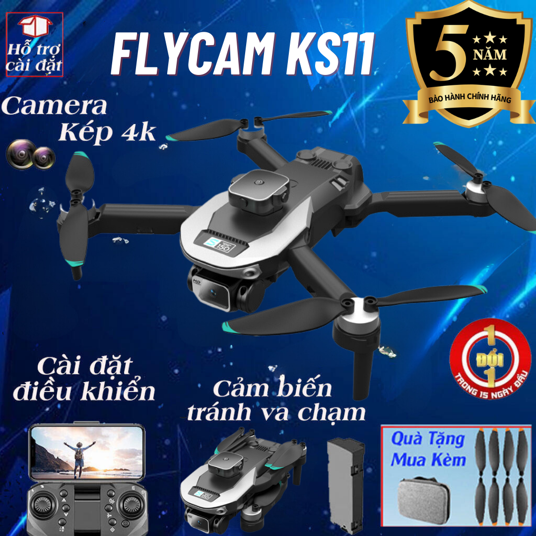 Flycam S150 Pro Max, flaycam mini camera brushless motor 4