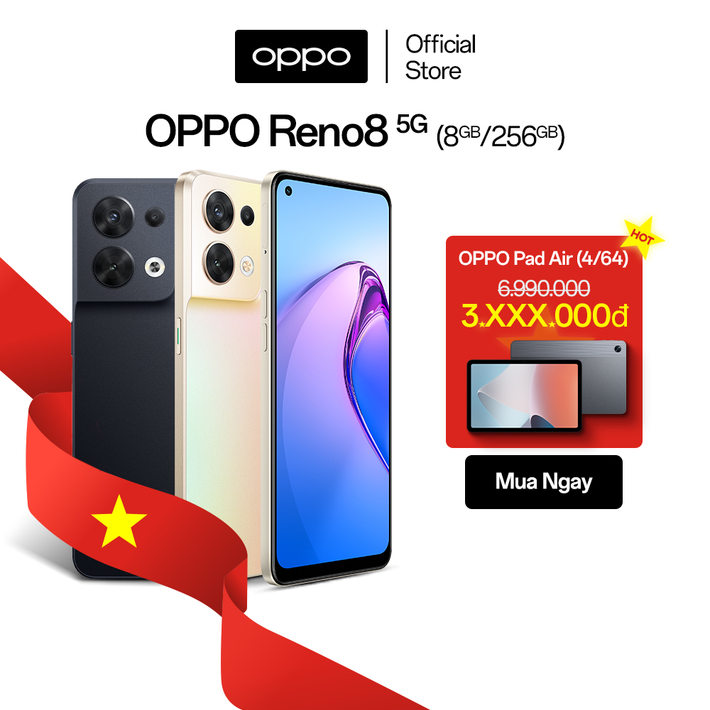 Điện thoại oppo reno8 5g - hàng chính hãng