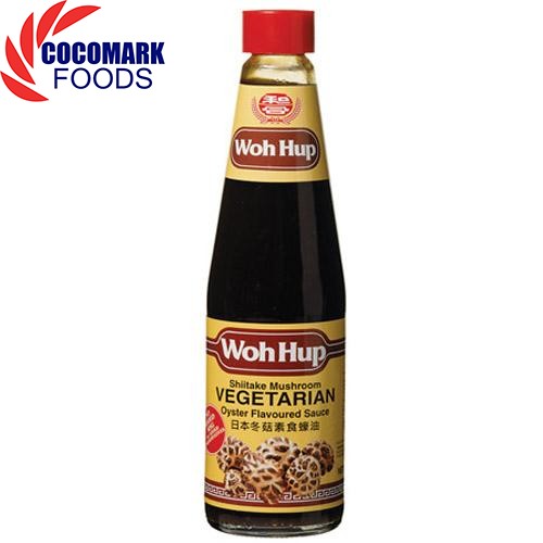 Sốt hào và nấm hương hiệu WohHup Shiitake Mushroom Vegetarian Oyster 500ml