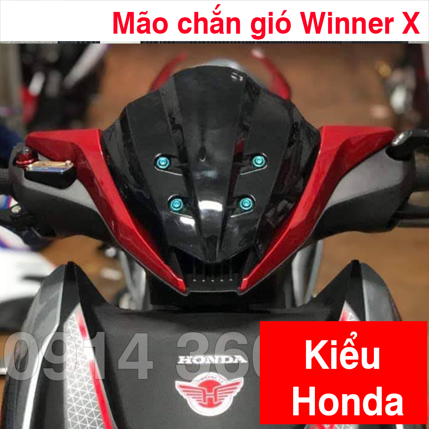 [ xả kho ] Mão chắn gió Winner X Kiểu Honda