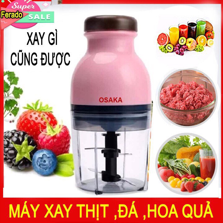 Máy say đa năng Osaka say đá - xay sinh tố, xay khô. xay đá, xay thịt, cá, tôm, công suất 350W