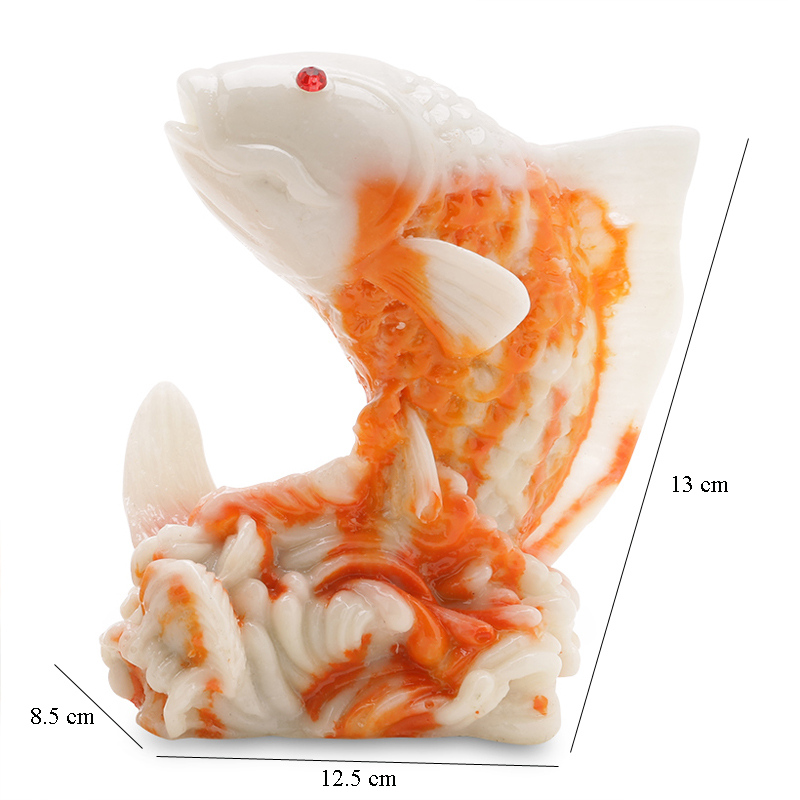 [HCM]Cá chép vượt sóng phong thủy màu cẩm đỏ