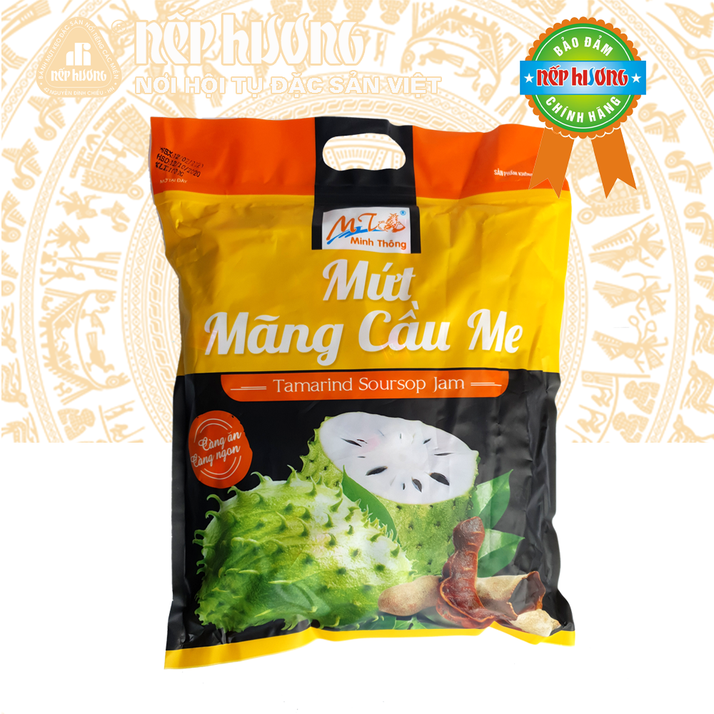 Mứt Mãng Cầu Me - Minh Thông - Gói 1Kg