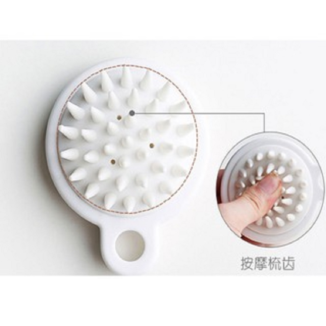 Lược gội đầu silicon mềm - giảm rụng tóc