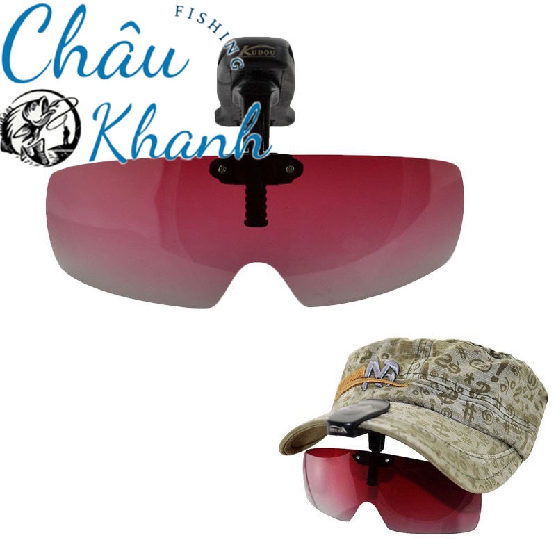 Kính phân cực nam, nữ thể thao đổi màu ngày và đêm dùng kẹp mũ nón câu cá. Chaukhanhfishing, Châu Khanh Fishing !