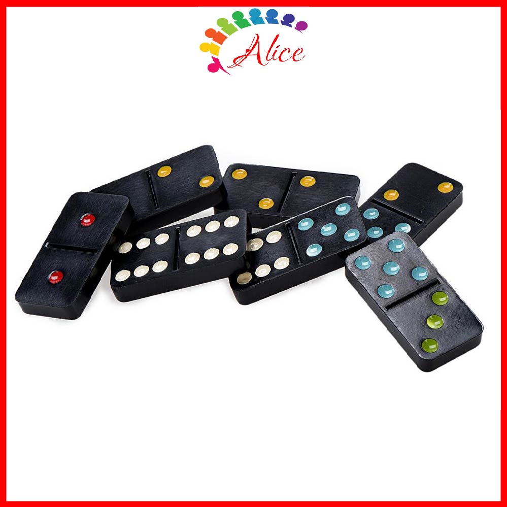 Cờ Domino FATACO loại lớn màu đen - chất niệu Melamine cao cấp