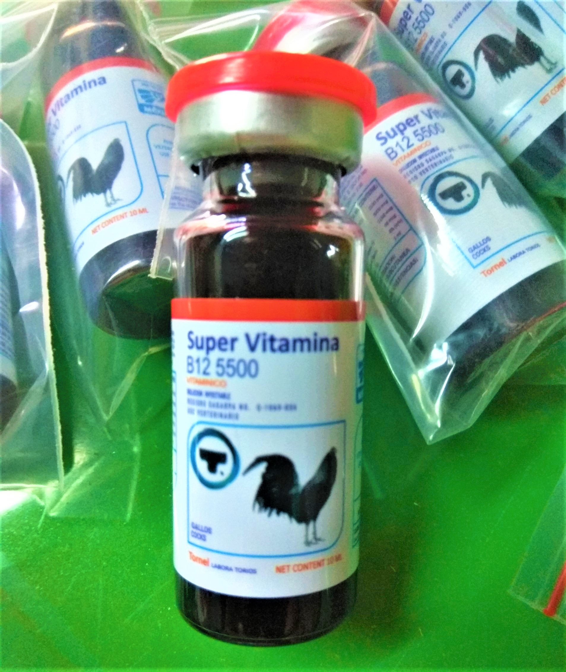 B12 5500 dinh dưỡng cho gà đá tăng nước máu - lọ 10ml