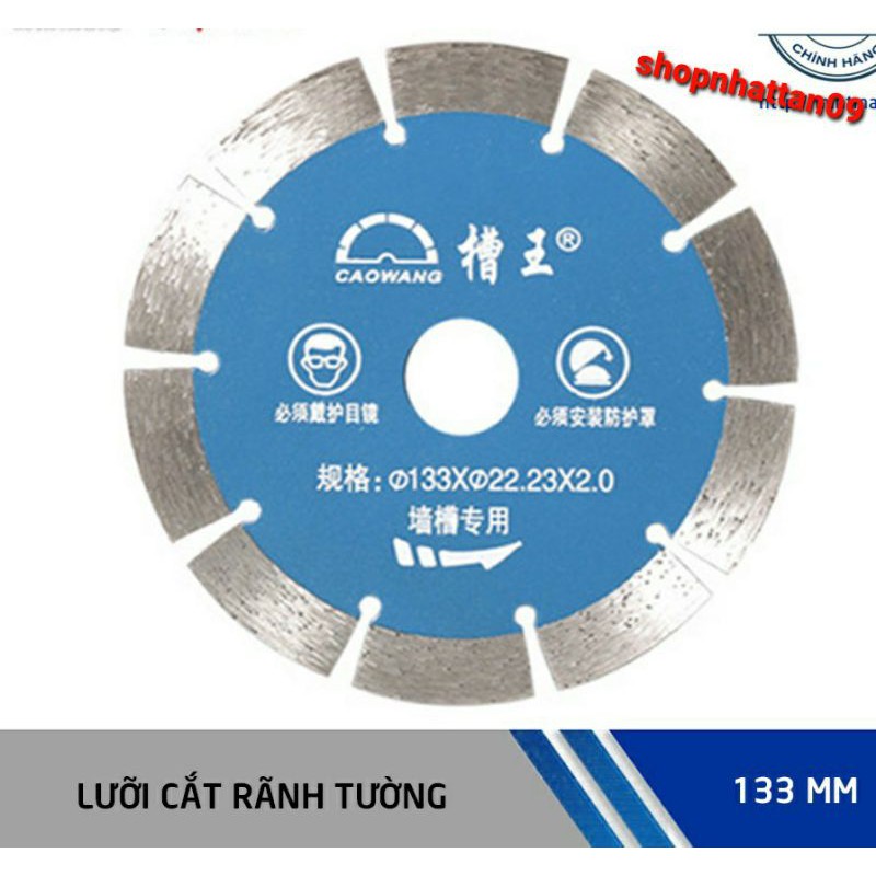 Lưoi cắt caowang 133 mm cho máy cắt rãnh tường - độ bền và hieu quả sử dụng cao