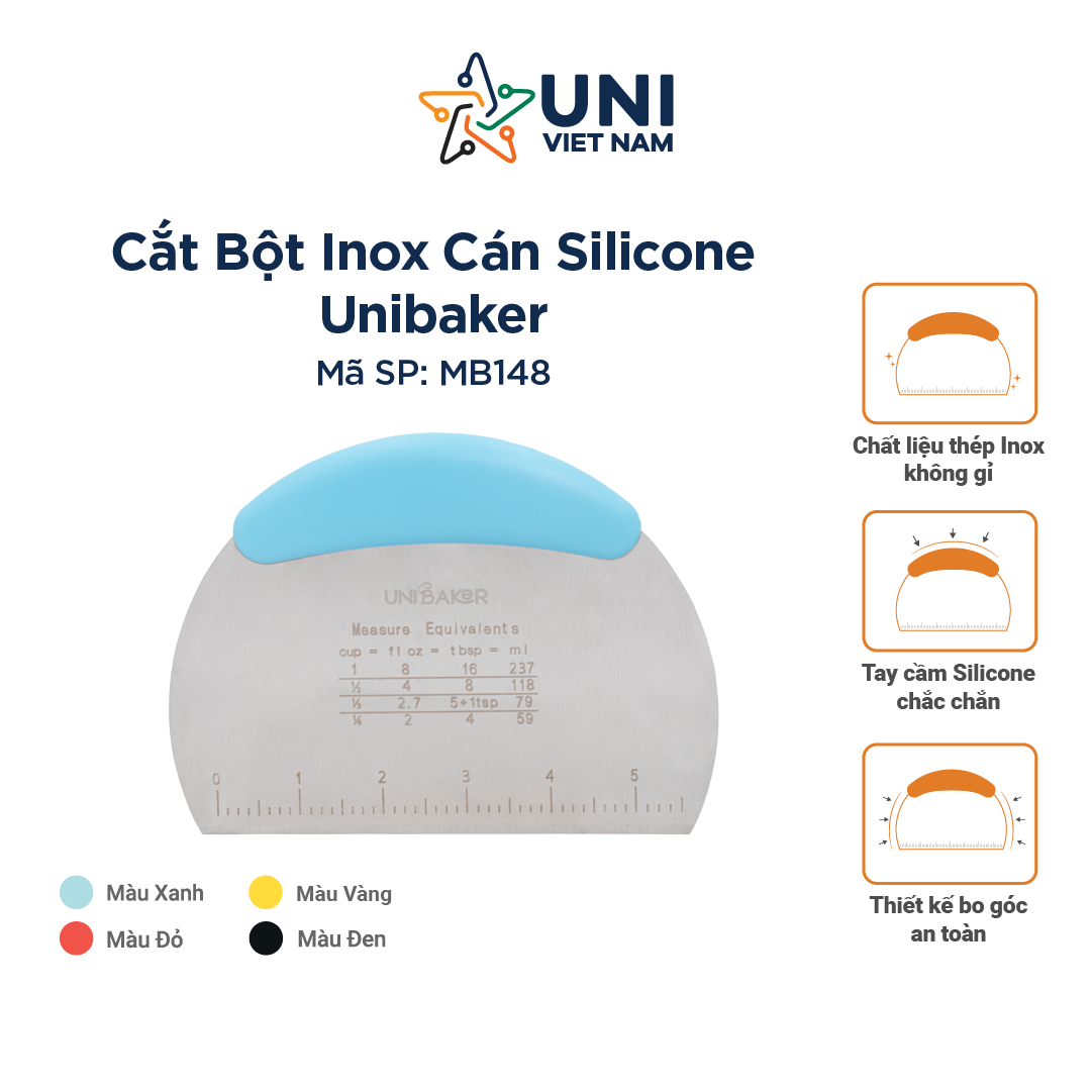 Cắt bột inox unibaker mb148
