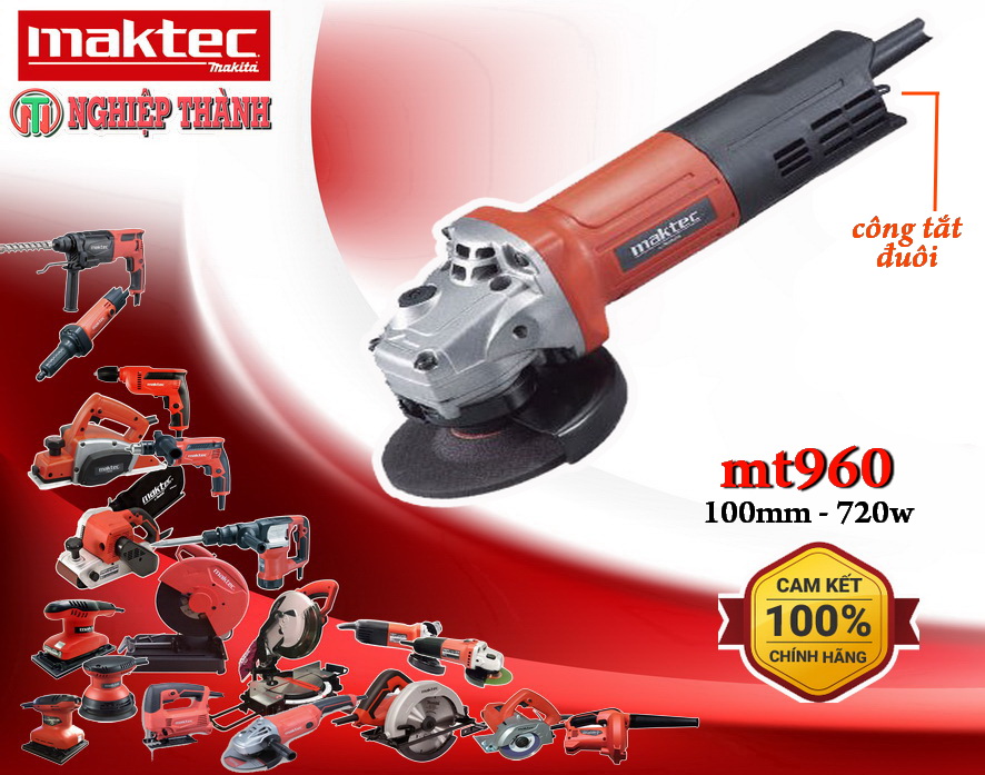 Máy mài 100mm maktec mt960