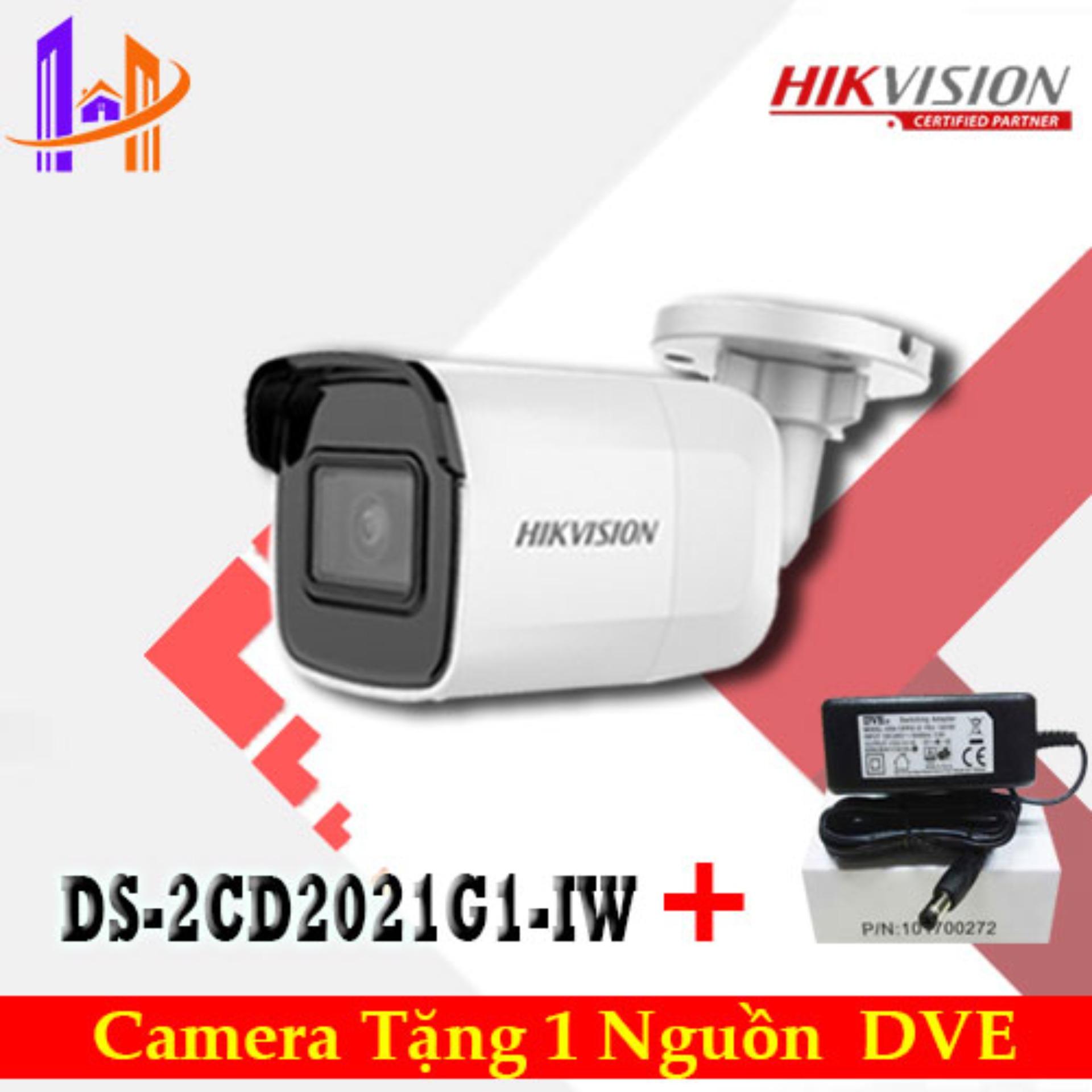 [HCM][BẢO HÀNH 2 NĂM] Camera IP Hikvision DS-2CD2021G1-IW hồng ngoại 30m 2MP Thay thế cho SP ( DS-2CD2020F-IW )
