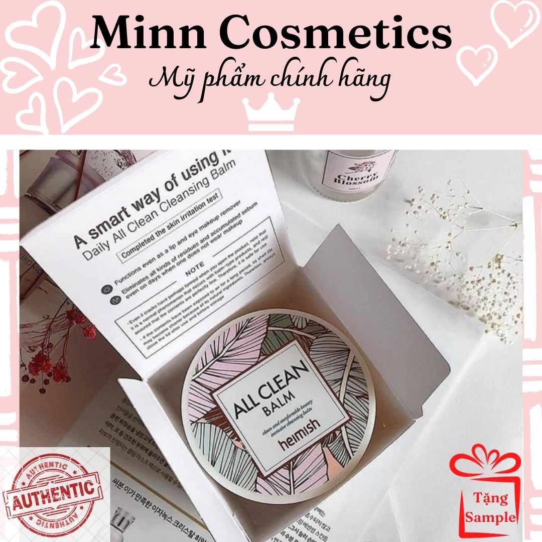 Sáp tẩy trang heimish all clean balm blister